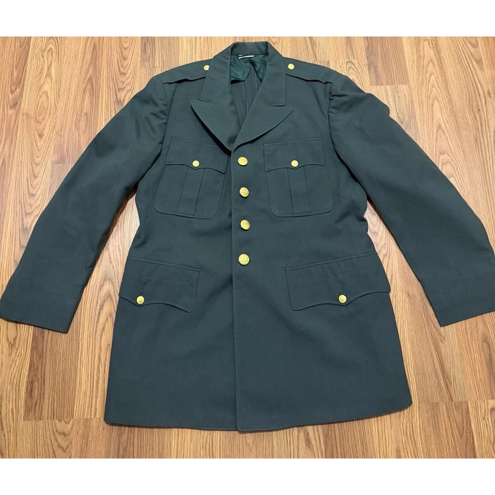 US Army Class A Dress Coat AG-44 100% Wool Serge Military Uniform